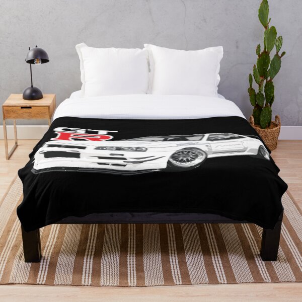 GT-R R34 V spec N1 Skyline Throw Blanket