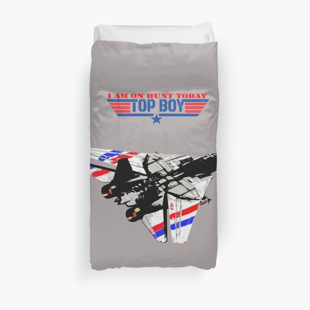 "Top Gun Boy" Duvet Cover by BeniBeni Redbubble