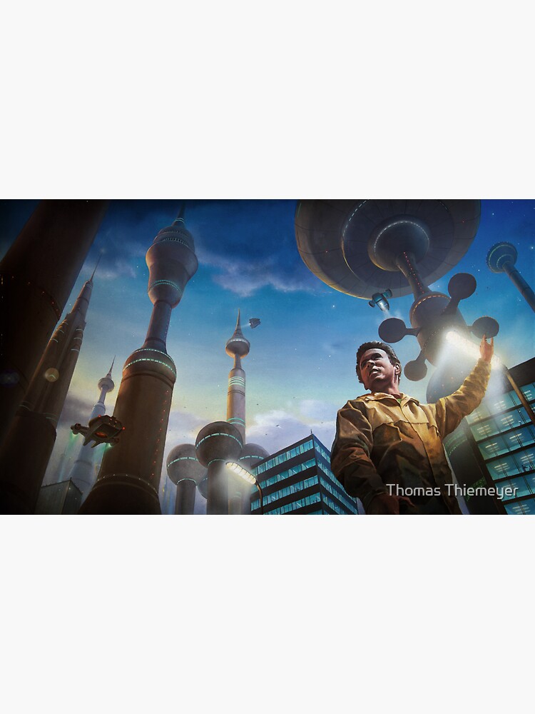 "Isaac Asimov Foundation" Sticker by TThiemeyer Redbubble