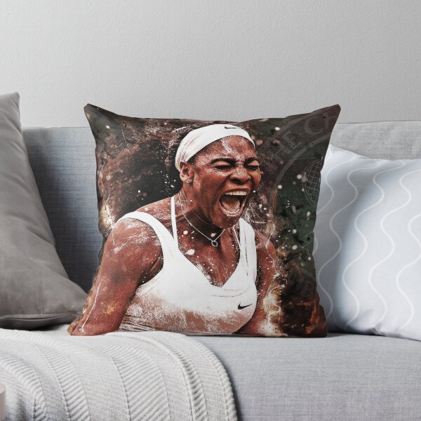 Serena Williams #0202 Throw Pillow