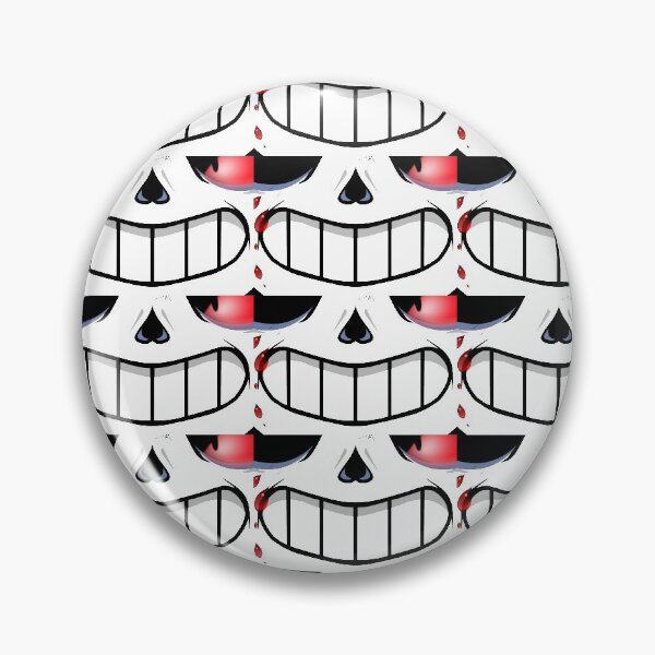 Horror Sans Pins And Buttons Redbubble - horror sans face roblox