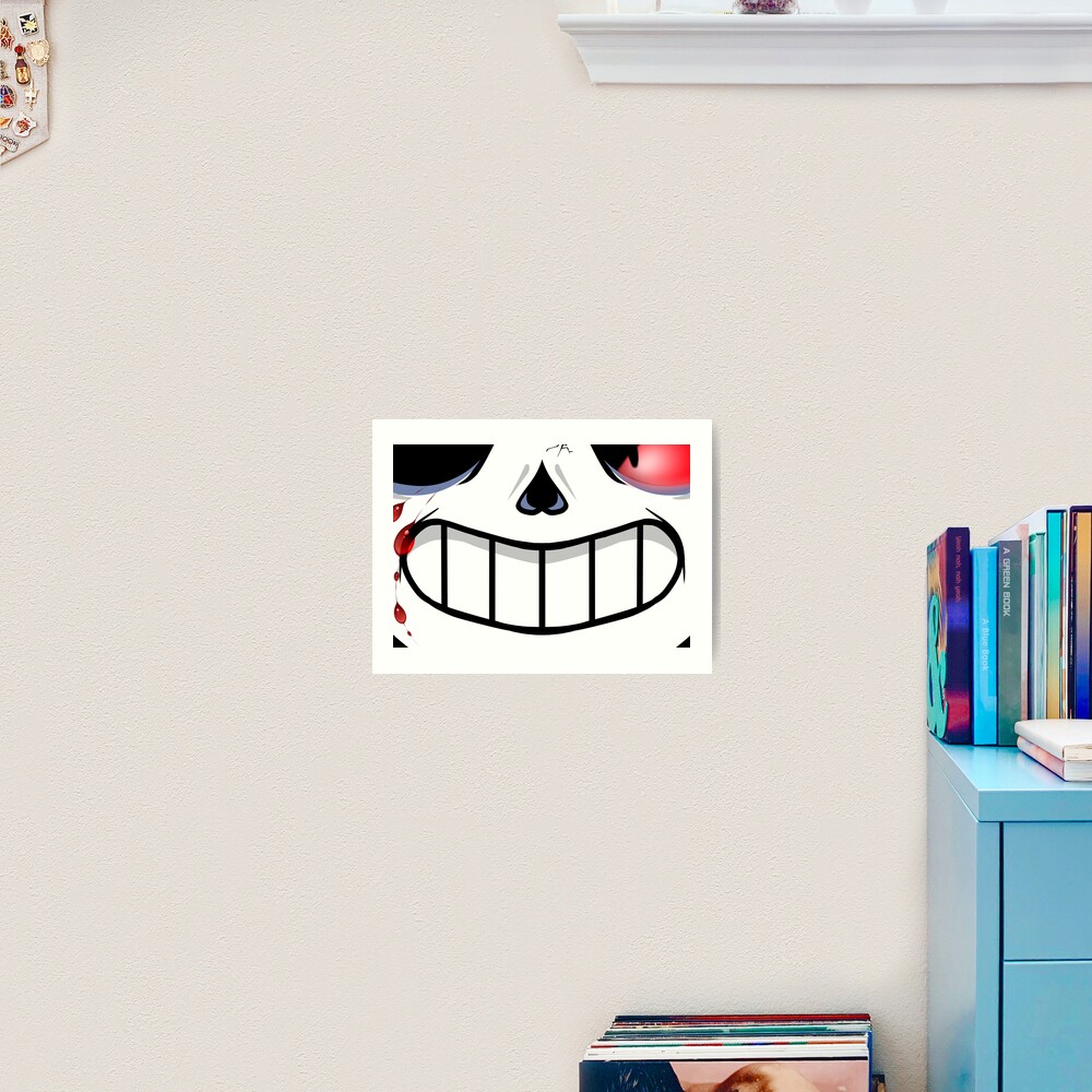 Abominable Horror Sans pattern Postcard for Sale by Enderparty