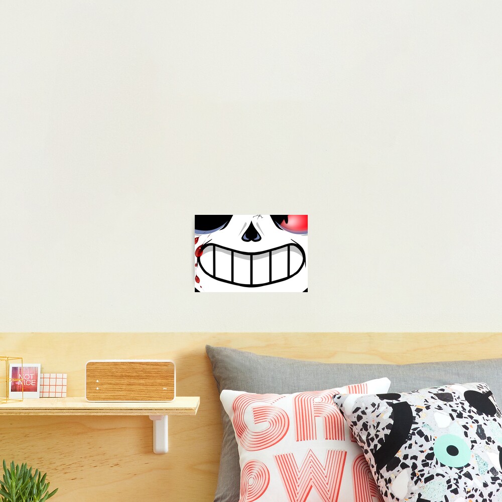 Abominable Horror Sans pattern Sticker for Sale by Enderparty