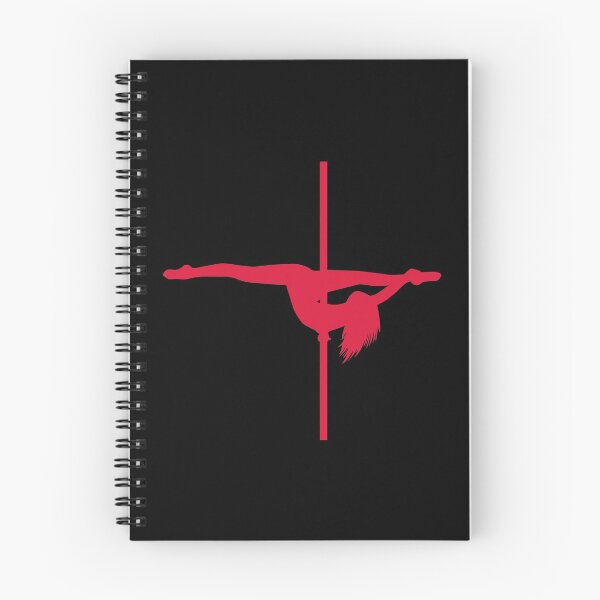 Aperçu de l'œuvre Split Pole Dancer Red créée et vendue par PoleUnicorn.