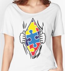 Autism Superhero Women's Relaxed Fit T-Shirt