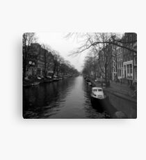 boat of Amsterdam Metal Print