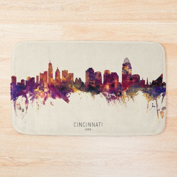 Item preview, Cincinnati Ohio Skyline designed and sold by ArtPrints.