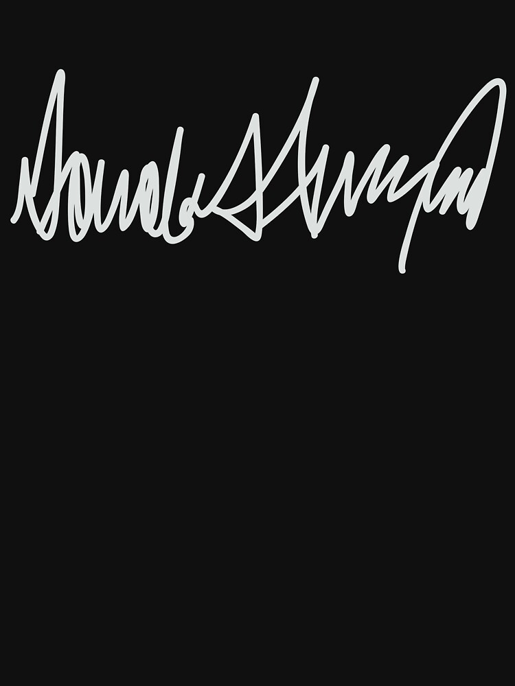 &quot;President Donald J. Trump Signature&quot; Lightweight Hoodie by AskGriff | Redbubble