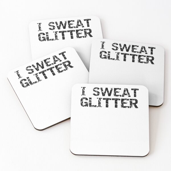 Artikelvorschau, Funny I Sweat Glitter Funny Workout Quote entworfen und verkauft von TNDesignStudio.