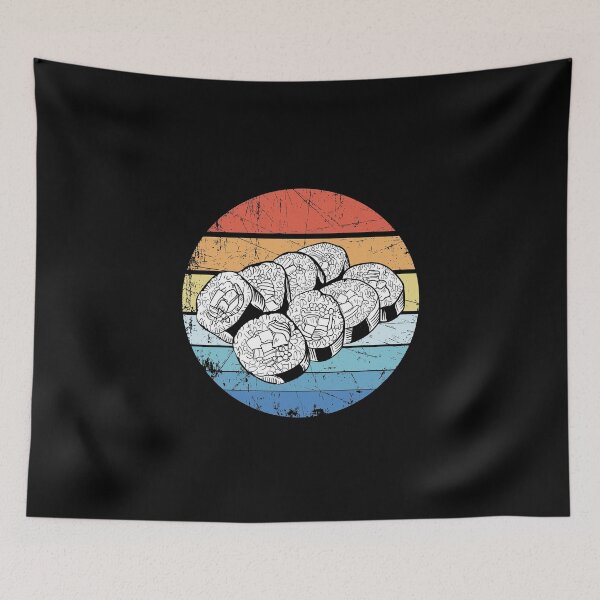 Item preview, Retro Sushi Roll Sashimi Lover designed and sold by Captain Mood.