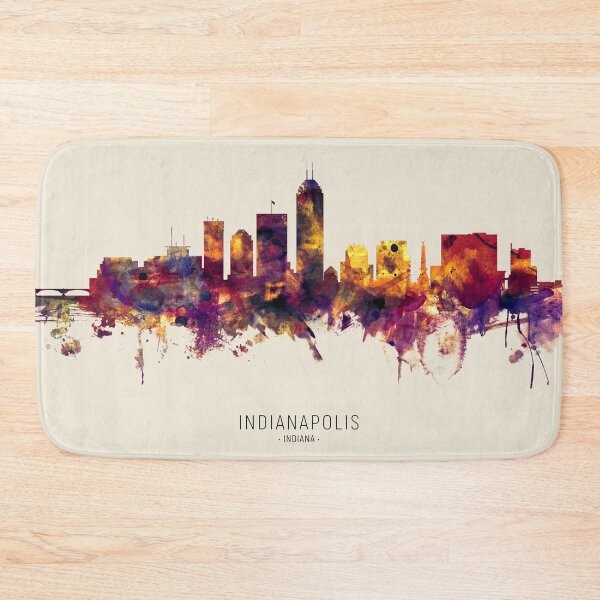 Artikelvorschau, Indianapolis Indiana Skyline entworfen und verkauft von ArtPrints.