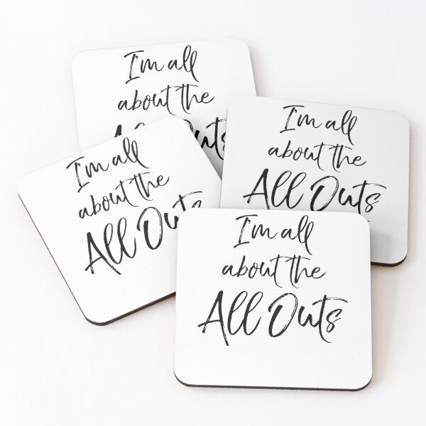 Item preview, Funny I'm All About the All Outs Funny Workout Quote designed and sold by TNDesignStudio.
