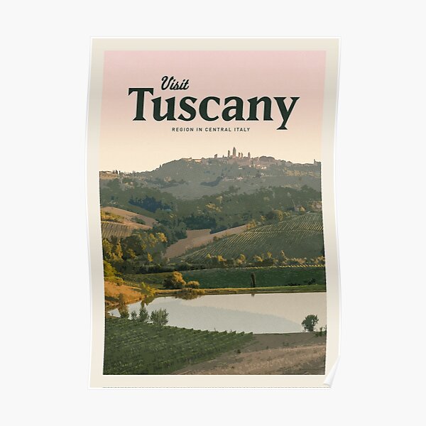 Visit Tuscany Poster