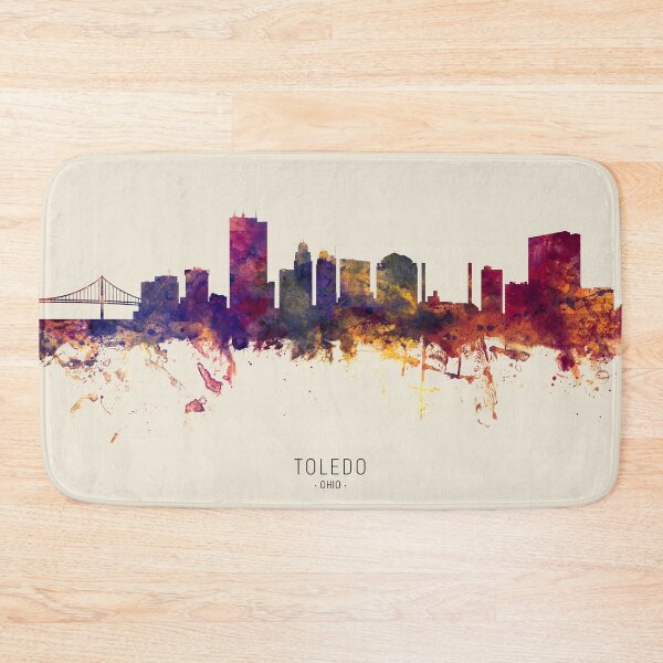 Item preview, Toledo Ohio Skyline designed and sold by ArtPrints.