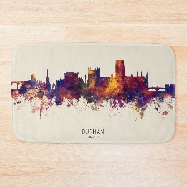 Item preview, Durham England Skyline Cityscape designed and sold by ArtPrints.