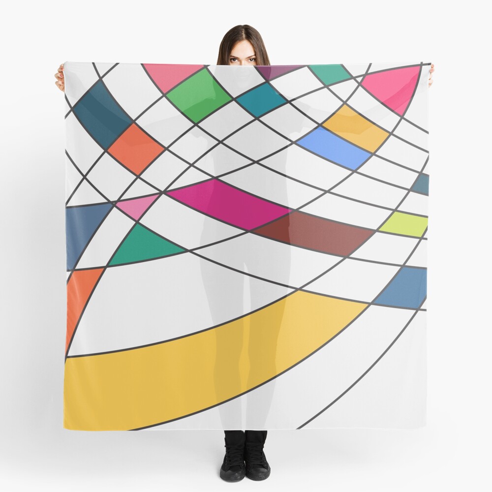 Asymmetrical Curves Scarf