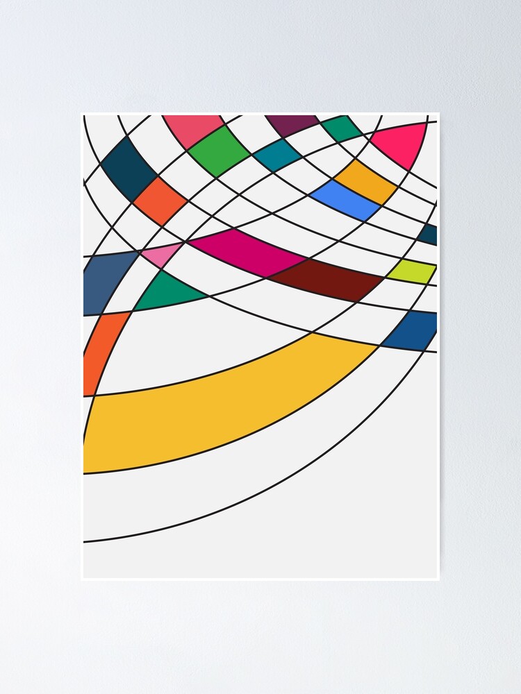 Alternate view of Asymmetrical Curves Poster