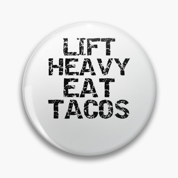 Artikelvorschau, Funny Lift Heavy Eat Tacos Funny Workout Quote entworfen und verkauft von TNDesignStudio.