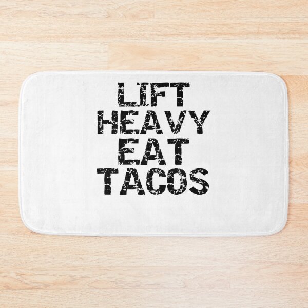 Item preview, Funny Lift Heavy Eat Tacos Funny Workout Quote designed and sold by TNDesignStudio.