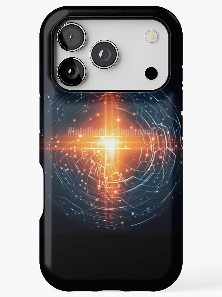 Thumbnail 1 of 4, iPhone Case, #IntelligenceSupernova designed and sold by EcstadelicNET.