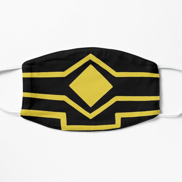 Copy of hawks- yellow Flat Mask