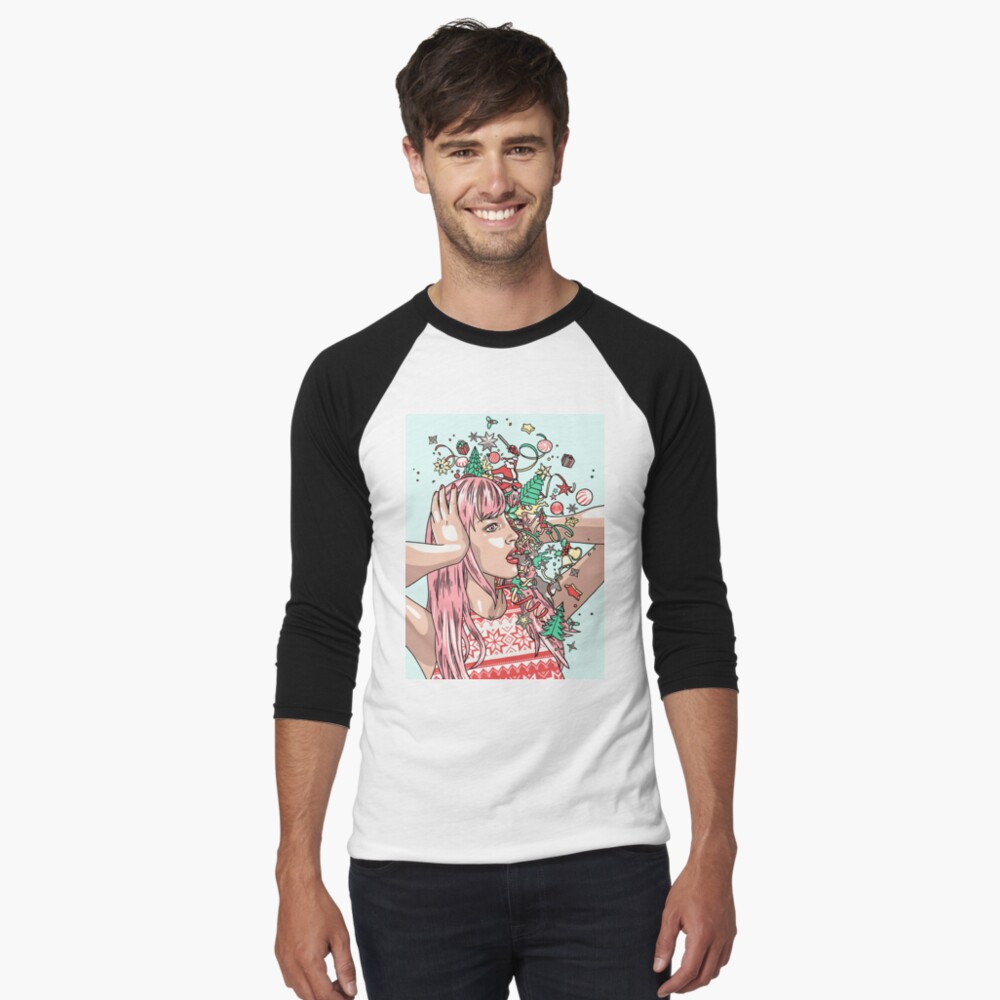 Item preview, Baseball ¾ Sleeve T-Shirt designed and sold by rossmurray.