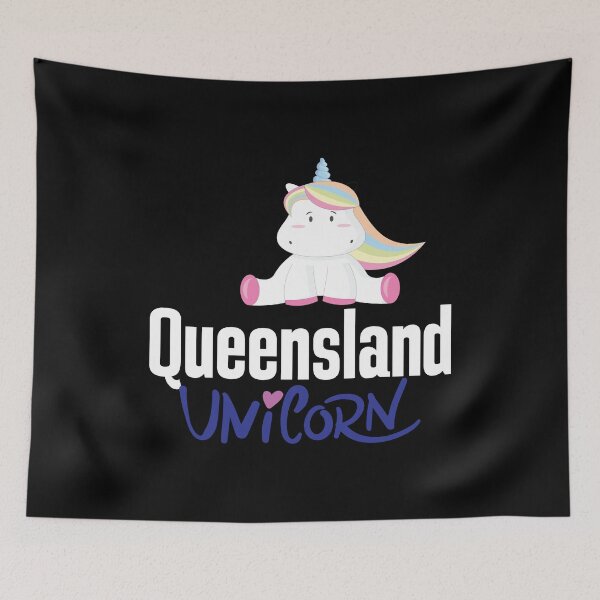 Item preview, Queensland Unicorn Australia Raised Me designed and sold by ProjectX23.