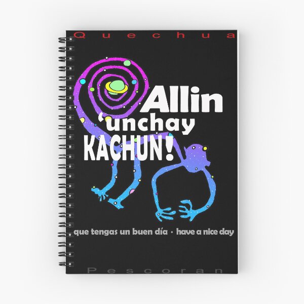 Item preview, Quechua: Allin P'unchay Kachun! (Have a Nice Day!) designed and sold by PESCORAN.