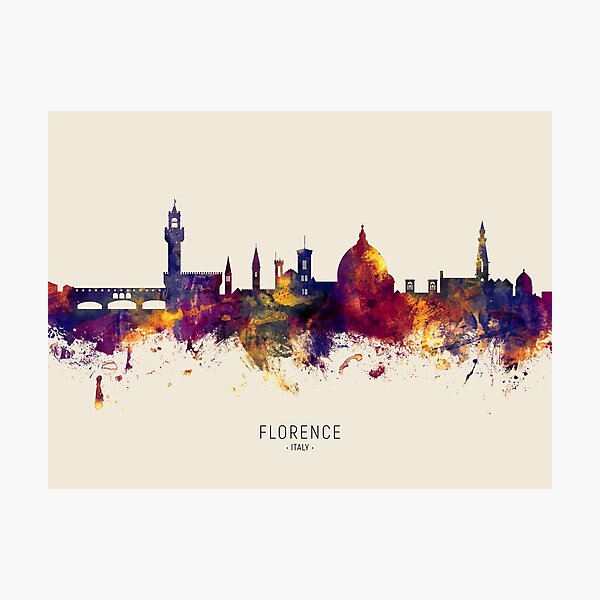 Item preview, Florence Italy Skyline designed and sold by MICHAEL TOMPSETT.
