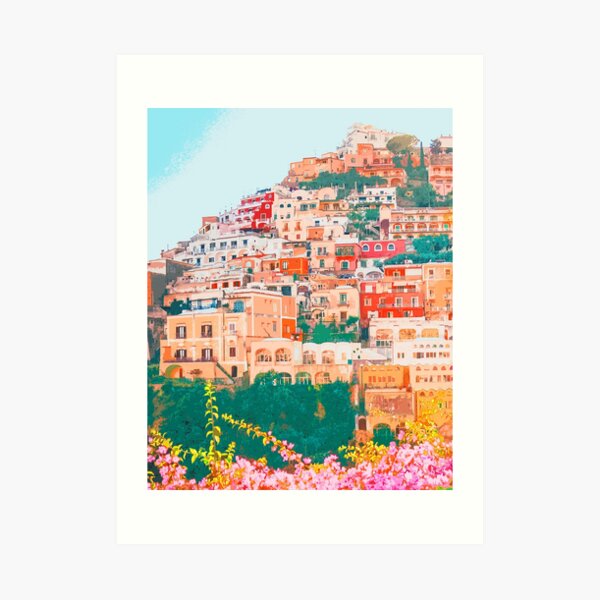 Positano, beauty of Italy Art Print