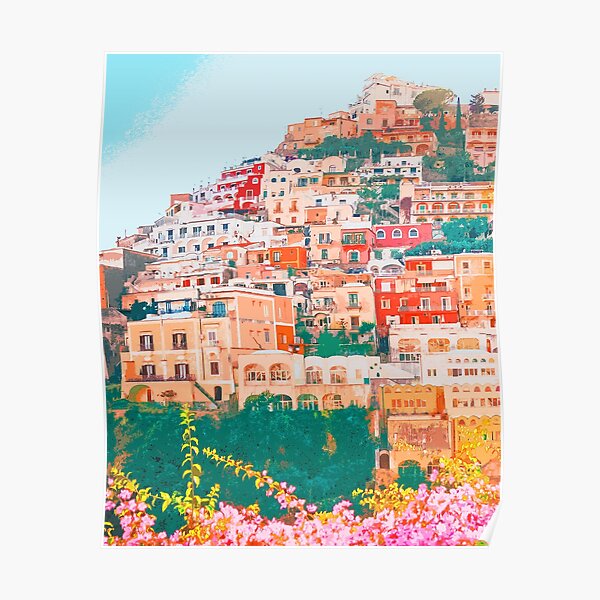 Positano, beauty of Italy Poster