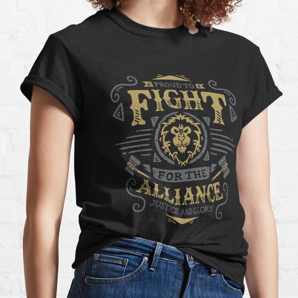 Lutte pour l'Alliance - Rpg de jeu - Art vintage T-shirt classique
