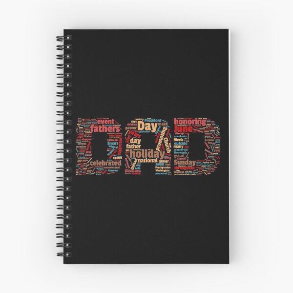 Item preview, Dad - Wordcloud designed and sold by NerdySherds.