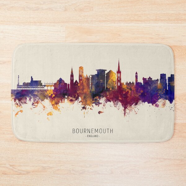 Item preview, Bournemouth England Skyline designed and sold by ArtPrints.