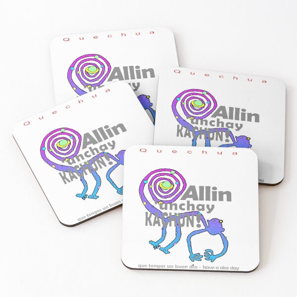 Item preview, Quechua: Allin P'unchay Kachun! (Have a Nice Day!) designed and sold by PESCORAN.