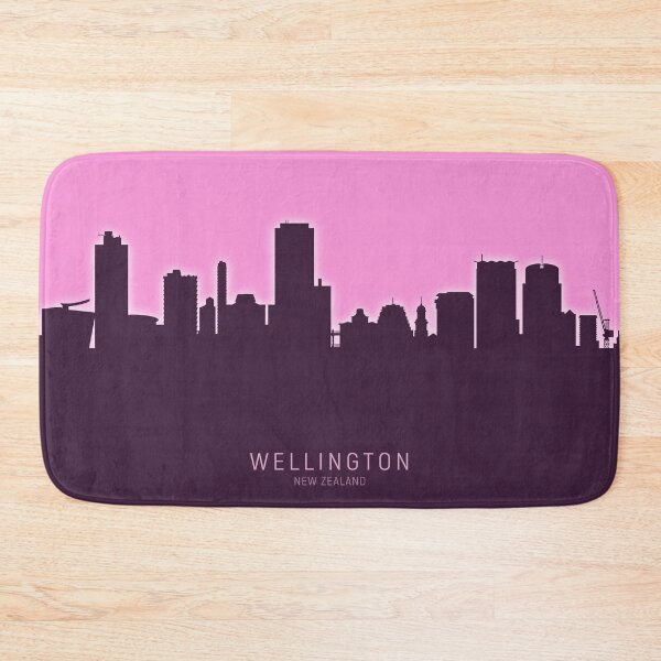 Item preview, Wellington New Zealand Skyline designed and sold by ArtPrints.