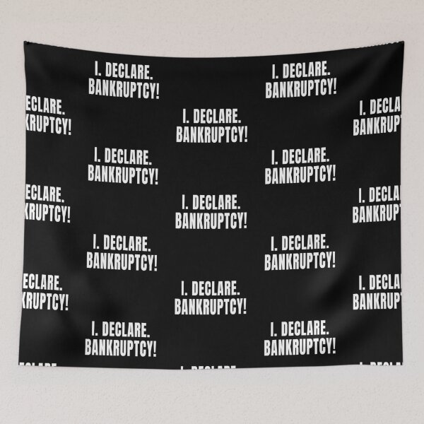 Item preview, I Declare Bankruptcy (Black) designed and sold by quoteedesigns.