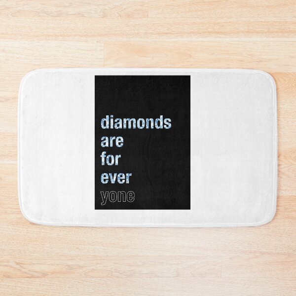 Item preview, Diamonds are forever - black designed and sold by Hell-Prints.