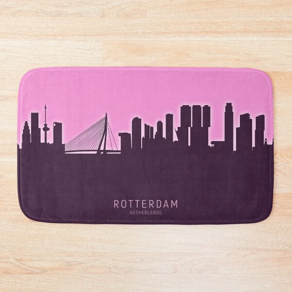 Item preview, Rotterdam The Netherlands Skyline designed and sold by ArtPrints.