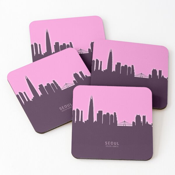 Item preview, Seoul Skyline South Korea designed and sold by ArtPrints.