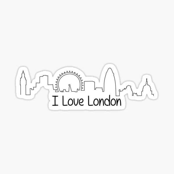 I Love London Sticker