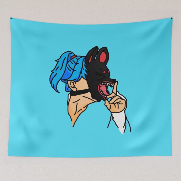 Item preview, Silence Wolf Mask Demon designed and sold by therealsadpanda.