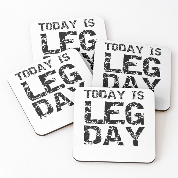 Item preview, Funny Today is Leg Day Funny Workout Quote designed and sold by TNDesignStudio.