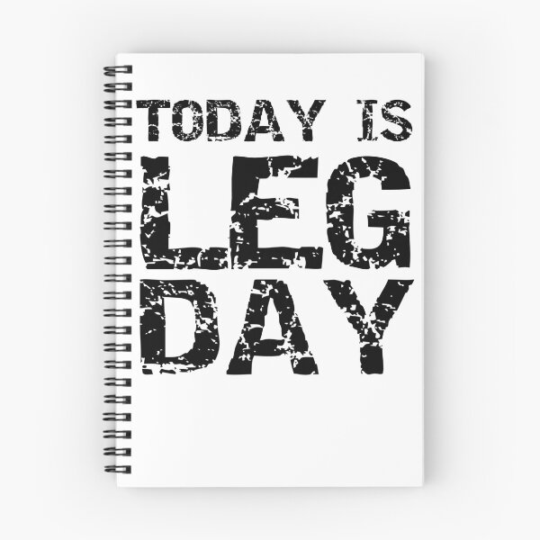 Artikelvorschau, Funny Today is Leg Day Funny Workout Quote entworfen und verkauft von TNDesignStudio.