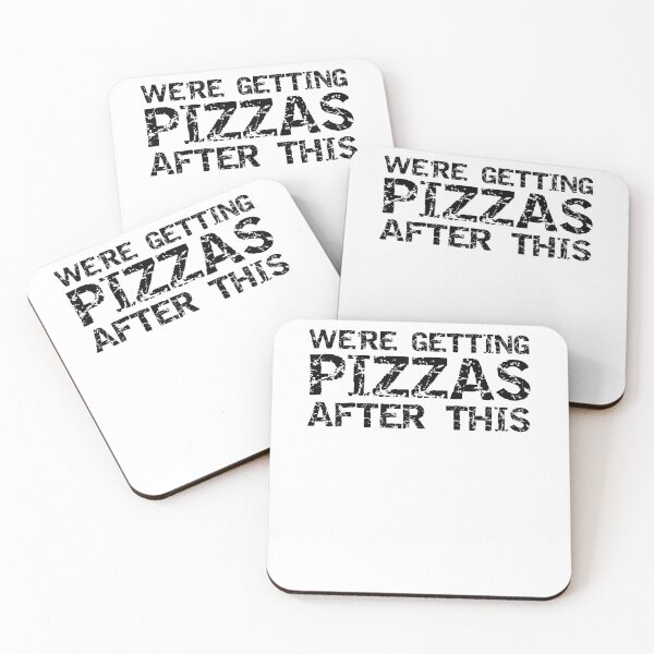 Item preview, Funny We're Getting Pizzas After This Funny Workout Quote designed and sold by TNDesignStudio.