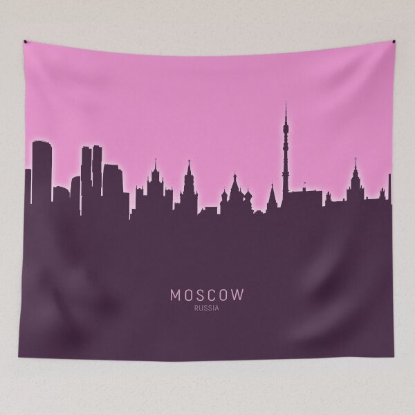 Item preview, Moscow Russia Skyline designed and sold by ArtPrints.