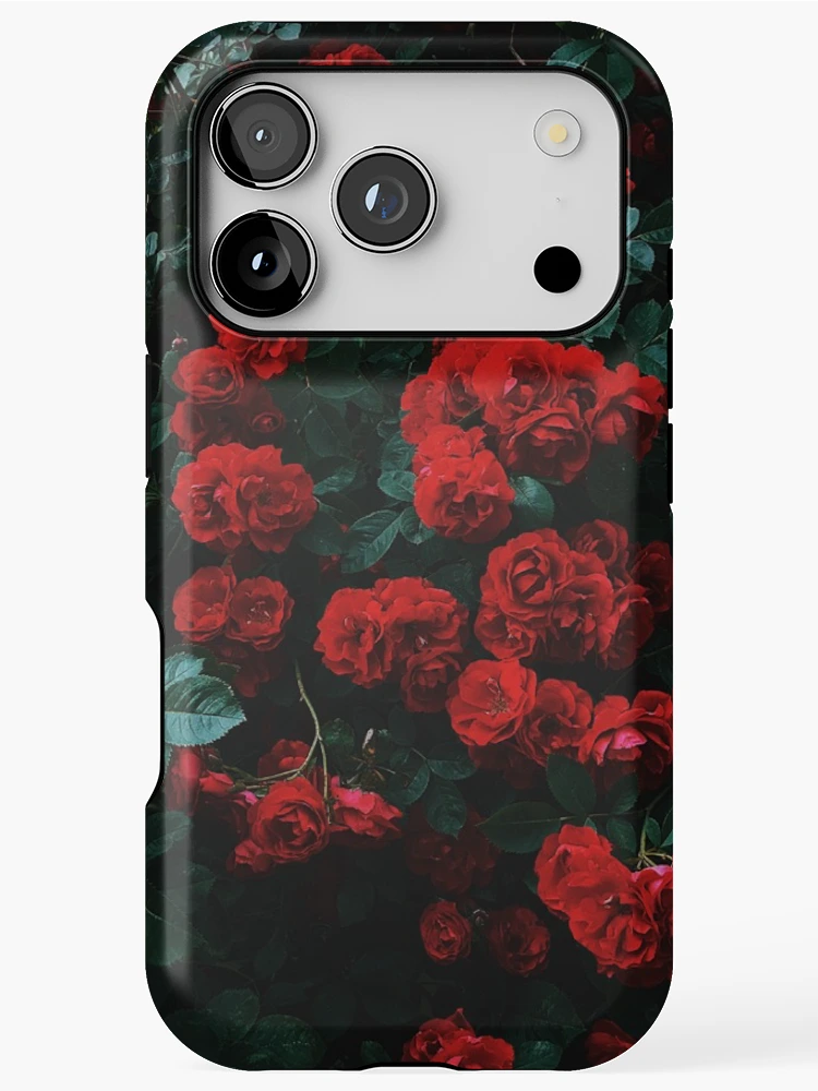 Thumbnail 1 of 4, iPhone Case, Red Roses Floral Pattern designed and sold by Rakesh Murugan.
