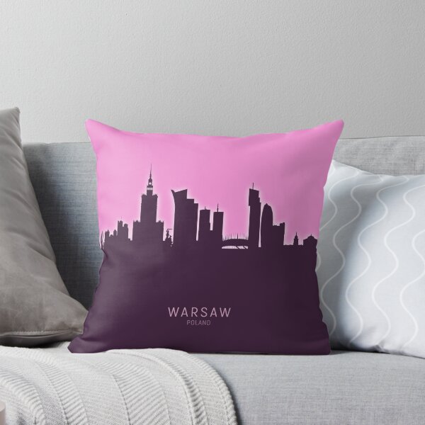 Aperçu de l'œuvre Warsaw Poland Skyline créée et vendue par ArtPrints.
