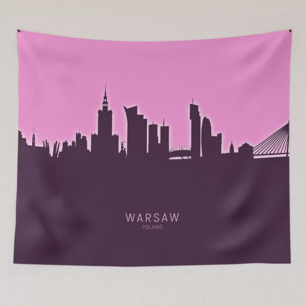 Item preview, Warsaw Poland Skyline designed and sold by ArtPrints.