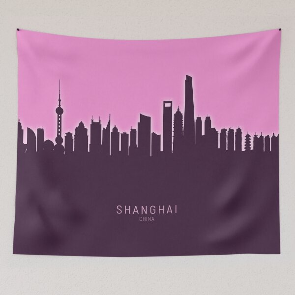 Item preview, Shanghai China Skyline designed and sold by ArtPrints.
